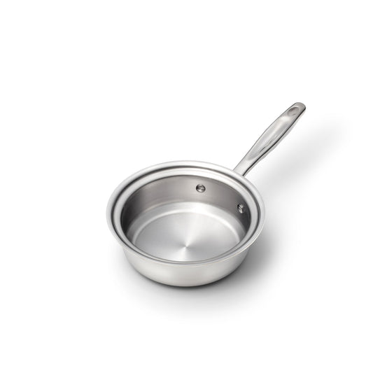 1 Quart stainless steel saucepan with cover, 360 Vapor® Cooking technology