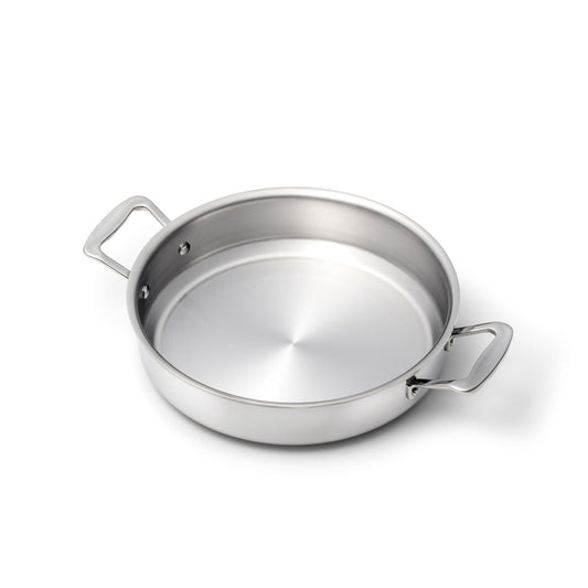 Stainless steel 3-in-1 roasting pan with handles