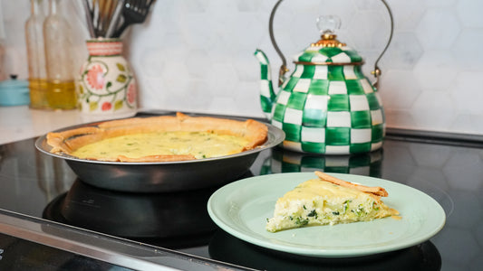Spinach & Zucchini Quiche
