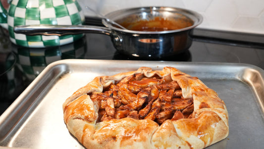 Salted Caramel Apple Galette