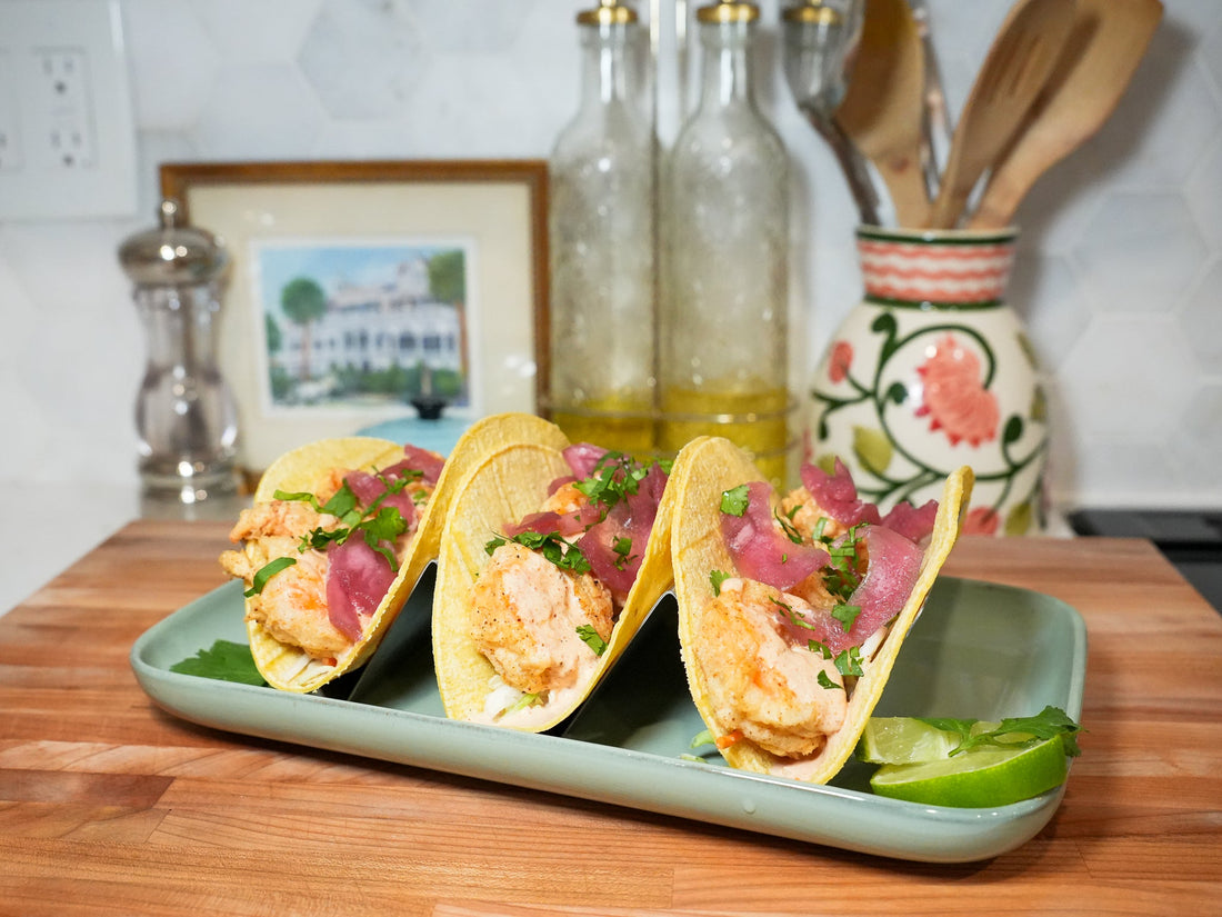 Shrimp Tacos with Chipotle Mayo