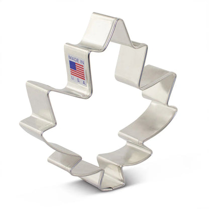 Large Maple Leaf Cookie Cutter made of metal, priced at $2.99
