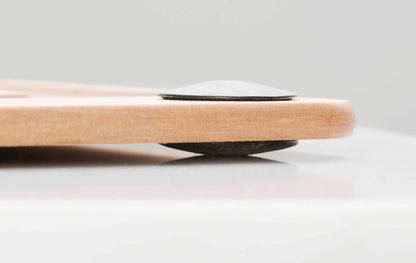 Close-up of All-In-One Series Cutting Board showing non-slip silicone feet