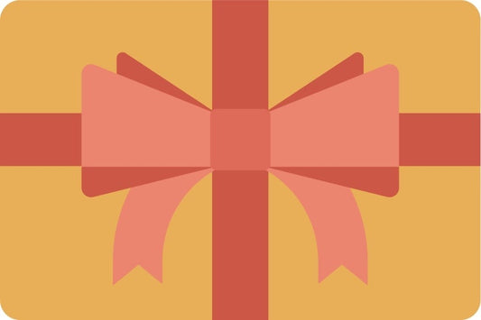 e-gift card design with a bow