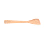 Top view of Natural Sauté Spoon Spatula showcasing 3/8-inch Richlite material and extended handle on white background