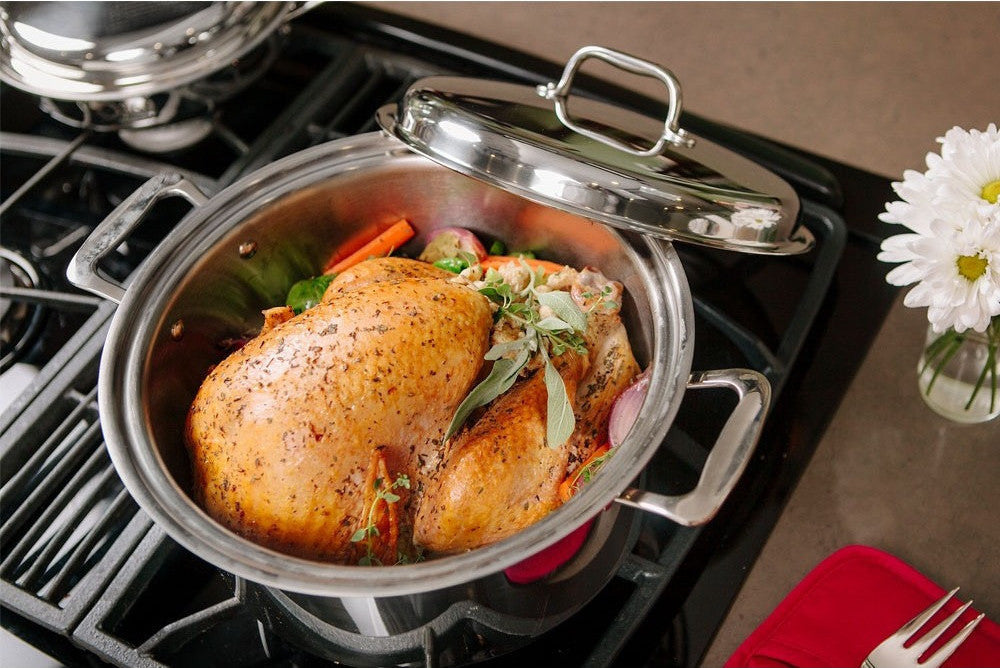 Factory Seconds 8 Quart Stockpot with Cover