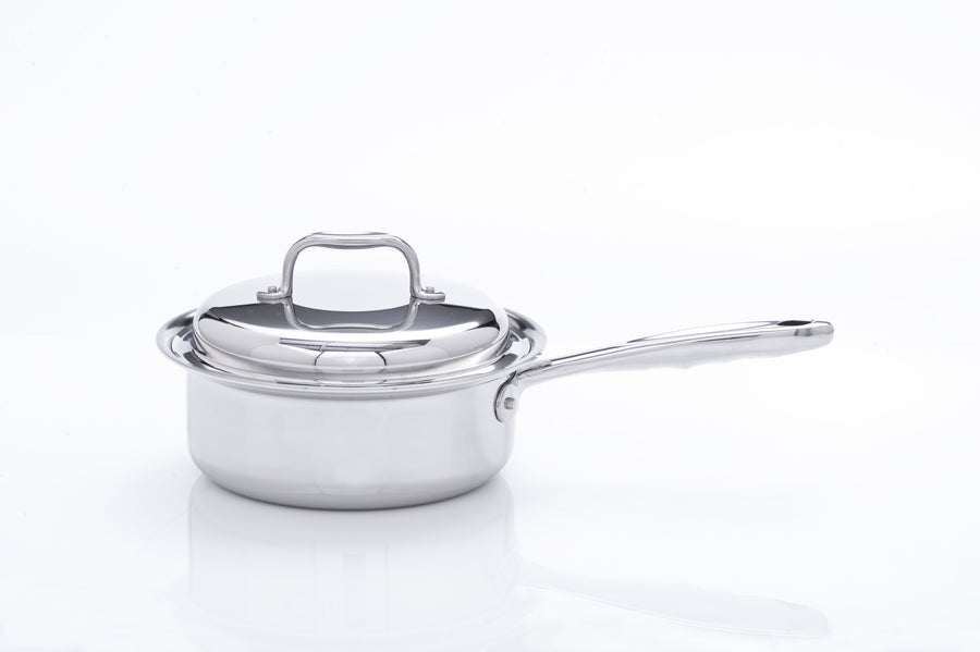 Cook N Home 3 Quart Stainless Steel Sauce Pot Casserole with Lid