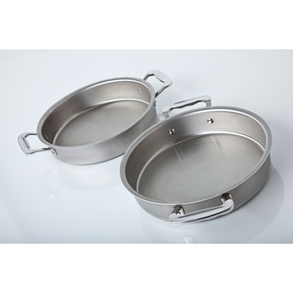 New 360 Cookware 9 Round Stainless Steel Cake Pan
