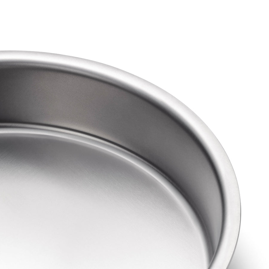 360 Stainless Steel Cake Pan, Handcrafted in The USA, 5 Ply, Surgical Grade Stainless Steel Bakeware, Professional Grade, Use As