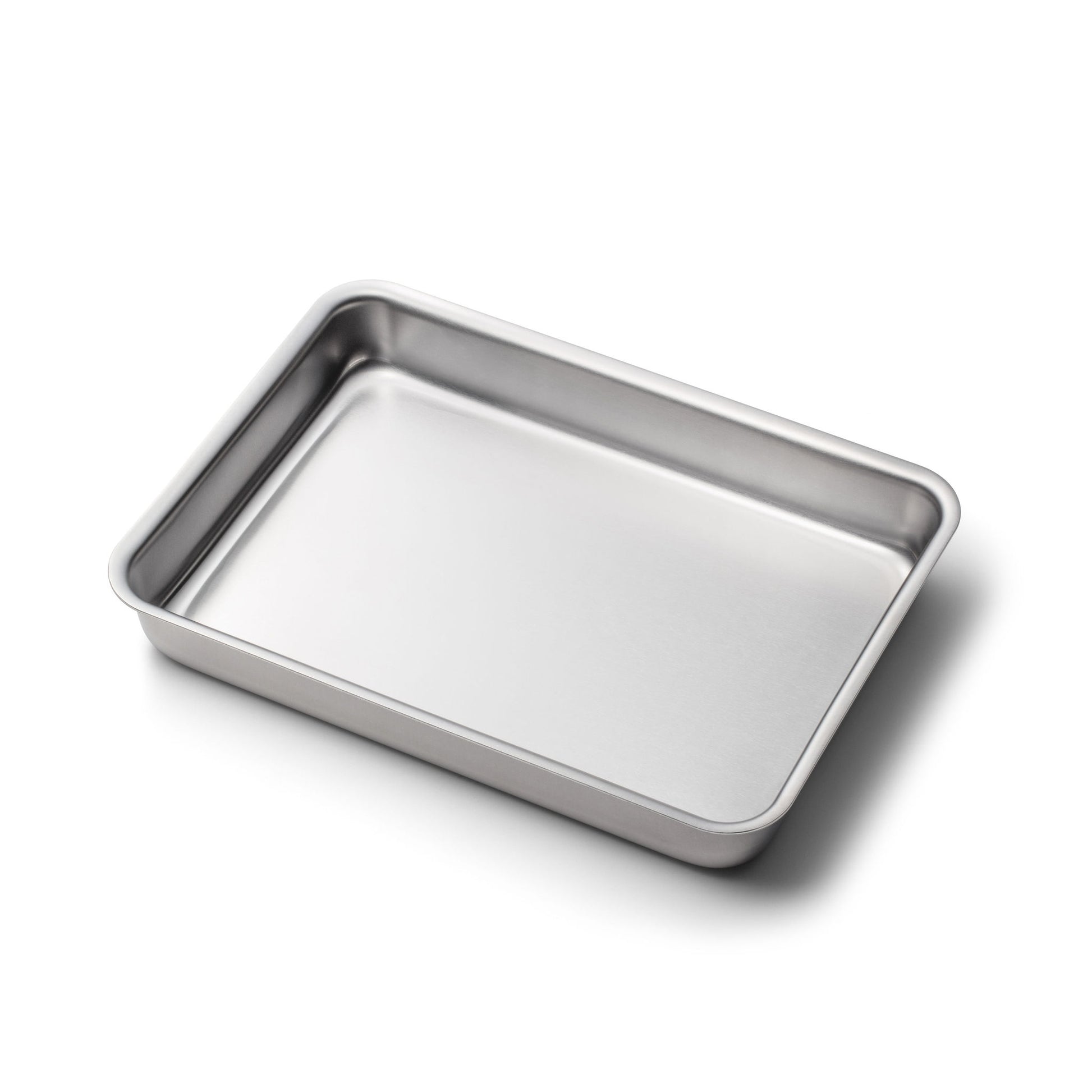 Stainless steel 9x13 Bake & Roast Pan without handles, oven safe up to 500°