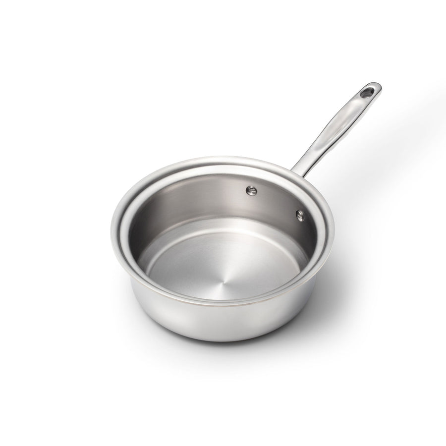 360 Saucier Pan 2 Quart, Stainless Steel Cookware, Hand Crafted in the  United States, Induction Cookware.