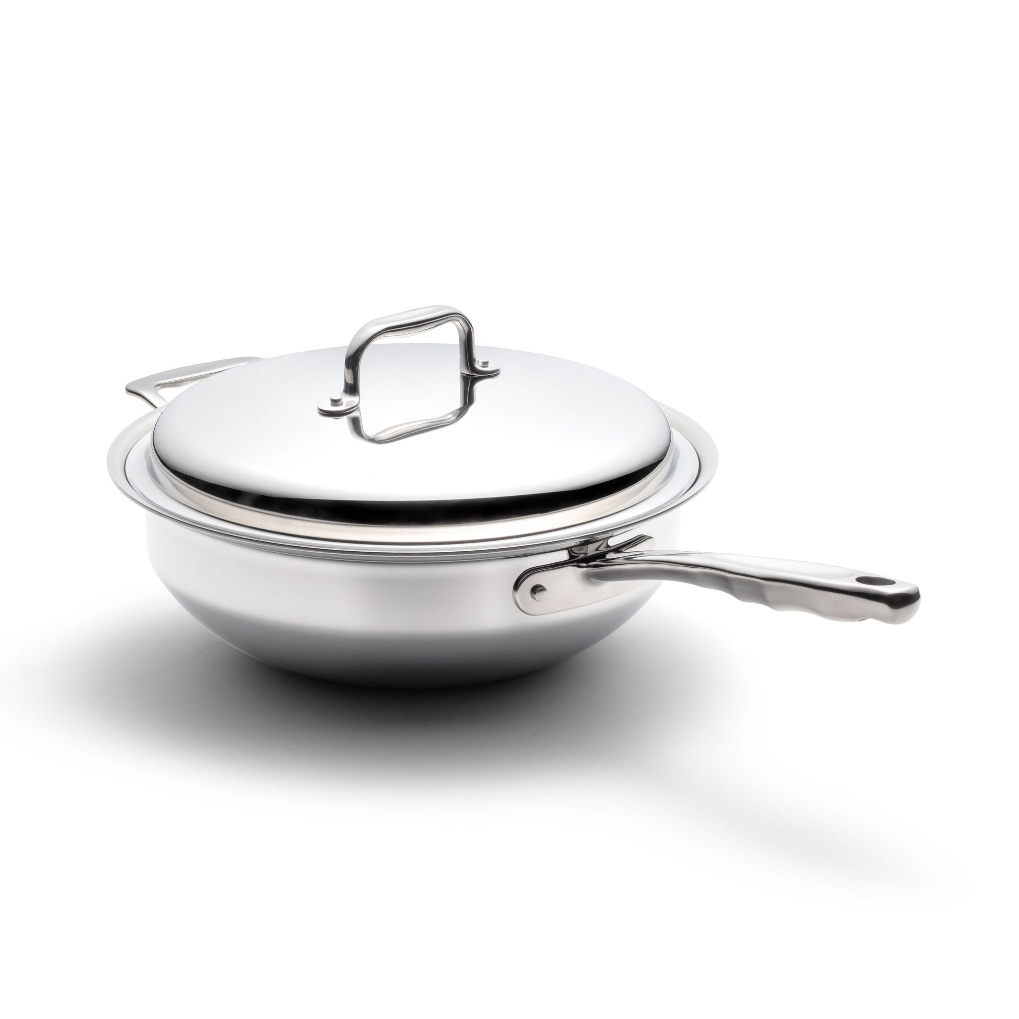 5 Quart Stainless-Steel Wok | 360 Cookware