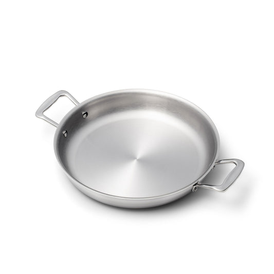 11.5 Inch Stainless Steel Fry Pan with Side Handles by 360 Cookware
