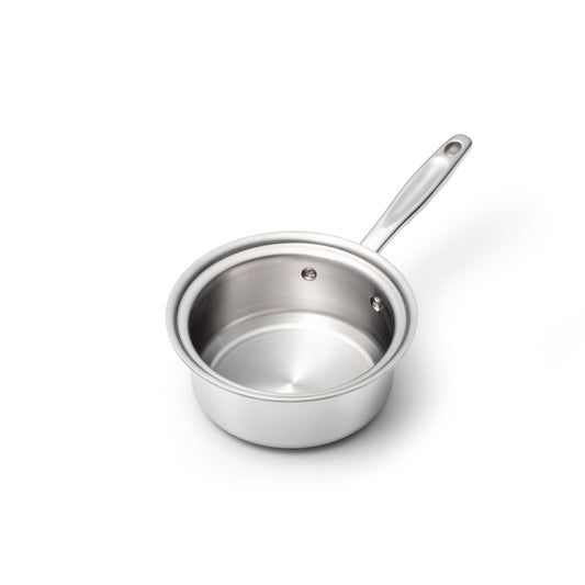 1.75 Quart Saucepan with Cover by Americraft Cookware, stainless steel design