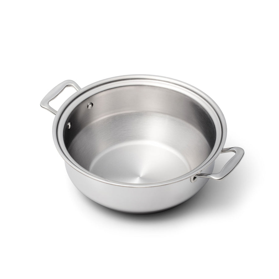 360 Cookware Stainless Steel Cookware Set, 6-Piece, w/ Cookbook