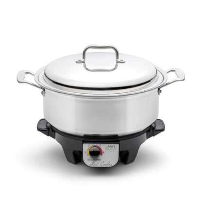 6 Quart Slow Cooker Set with stovetop Vapor® Cooking technology