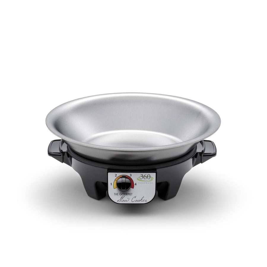 Oven To Table Pan - 360 Cookware- On the slow cooker base