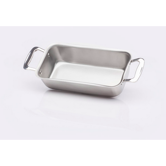 360 Stainless Steel Loaf Pan, Handcrafted in The USA, 5 Ply, Surgical Grade Stai