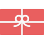 Red gift card with a bow, representing 360 Cookware gift cards