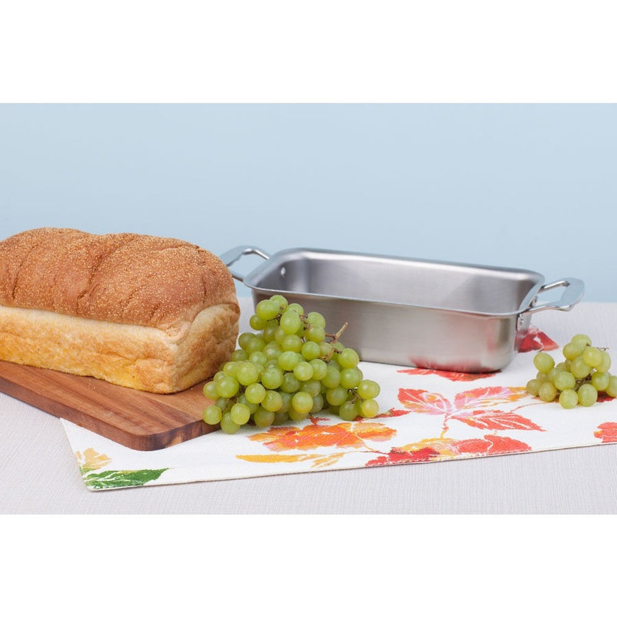 360 Stainless Steel Loaf Pan, Handcrafted in The USA, 5 Ply, Surgical Grade Stai