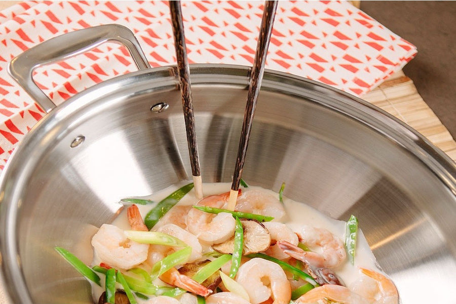 Factory Seconds Wok- Long Handle - 360 Cookware